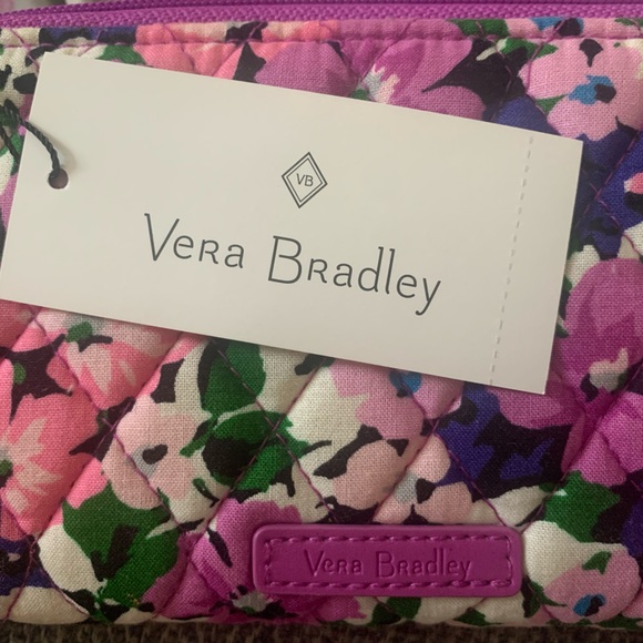 Vera Bradley Floral Quilted Wallet - Pink, Purple, Green - Picture 5 of 5